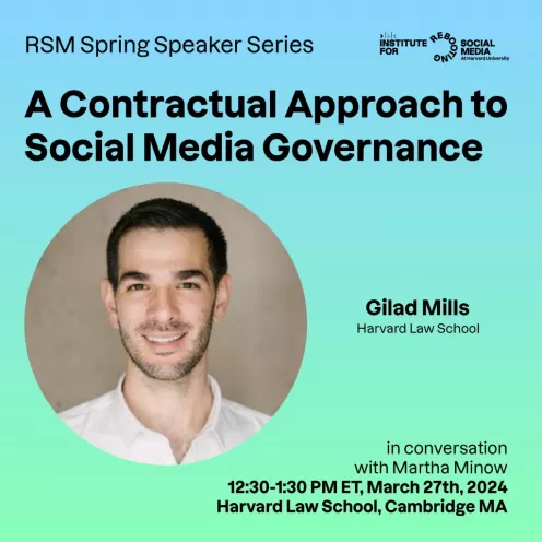 A Contractual Approach to Social Media Governance 